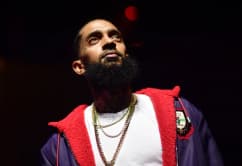 Nipsey Hussle, on the wall at Litt Recording Studios