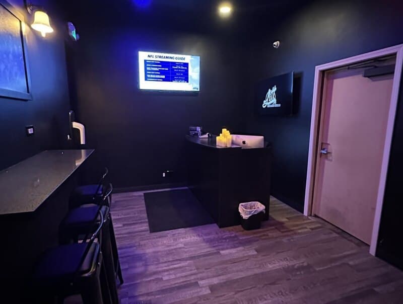 Bar counter at Litt Recording Studios